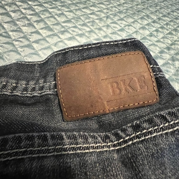 #1253. BKE Aaron Straight Leg Medium Wash Men's Jeans Size 31R - Picture 12 of 13